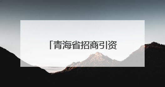 青海省招商引资推介会在上海、济南举行 吴晓军致辞 罗东川主持
