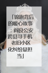 锦旗背后的暖心故事：阎良公安跨县寻手机 老旧小区化纠纷显担当