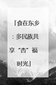 食在东乡：多民族共享“杏”福时光