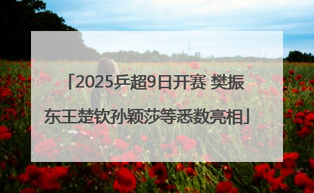 2025乒超9日开赛 樊振东王楚钦孙颖莎等悉数亮相
