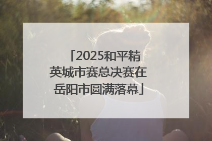 2025和平精英城市赛总决赛在岳阳市圆满落幕