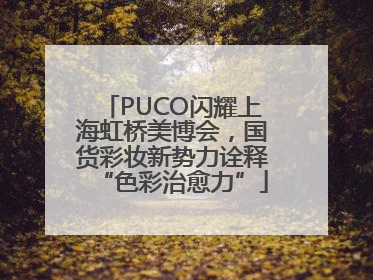 PUCO闪耀上海虹桥美博会，国货彩妆新势力诠释“色彩治愈力”